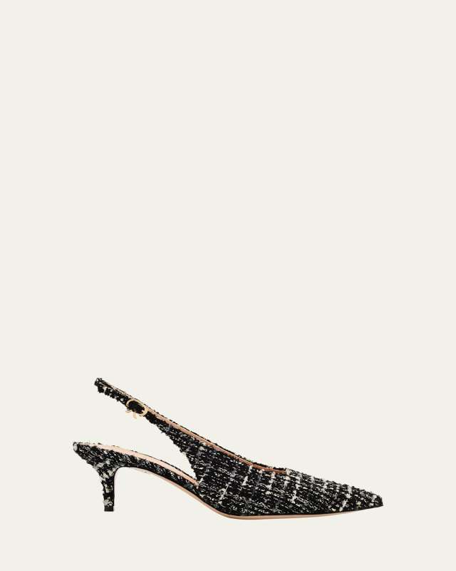 Robbie Boucle Slingback Pumps